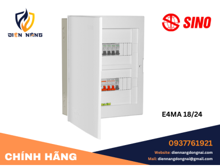 Tủ điện âm tường dân dụng Sino E4MA 18-24 - Công Ty TNHH Thương Mại Dịch Vụ Kỹ Thuật Điện Năng